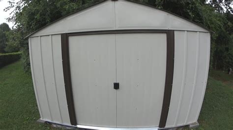 arrow shed in a box steel storage shed|8x10 metal storage shed lowe's.